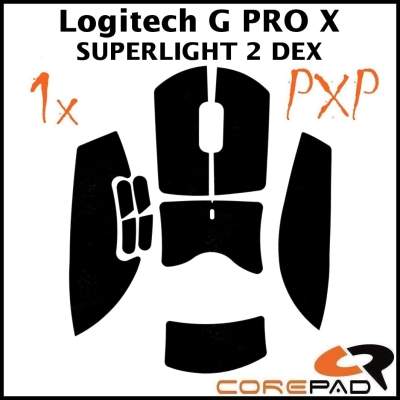 Corepad PXP Plain Pure Xtra Extra Performance Grips Grip Tape Pulsar Supergrip Supergrips BTL BT.L X-RAY Xraypad X-raypad Super Thin Gecko Cicada Wings Logitech G PRO X SUPERLIGHT 2 GPX V2 GPX2 DEX